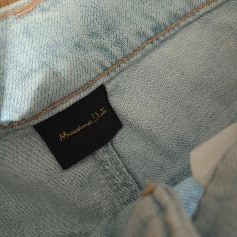 Massimo Dutti Jeans de pernas largas azul céu – photo 3